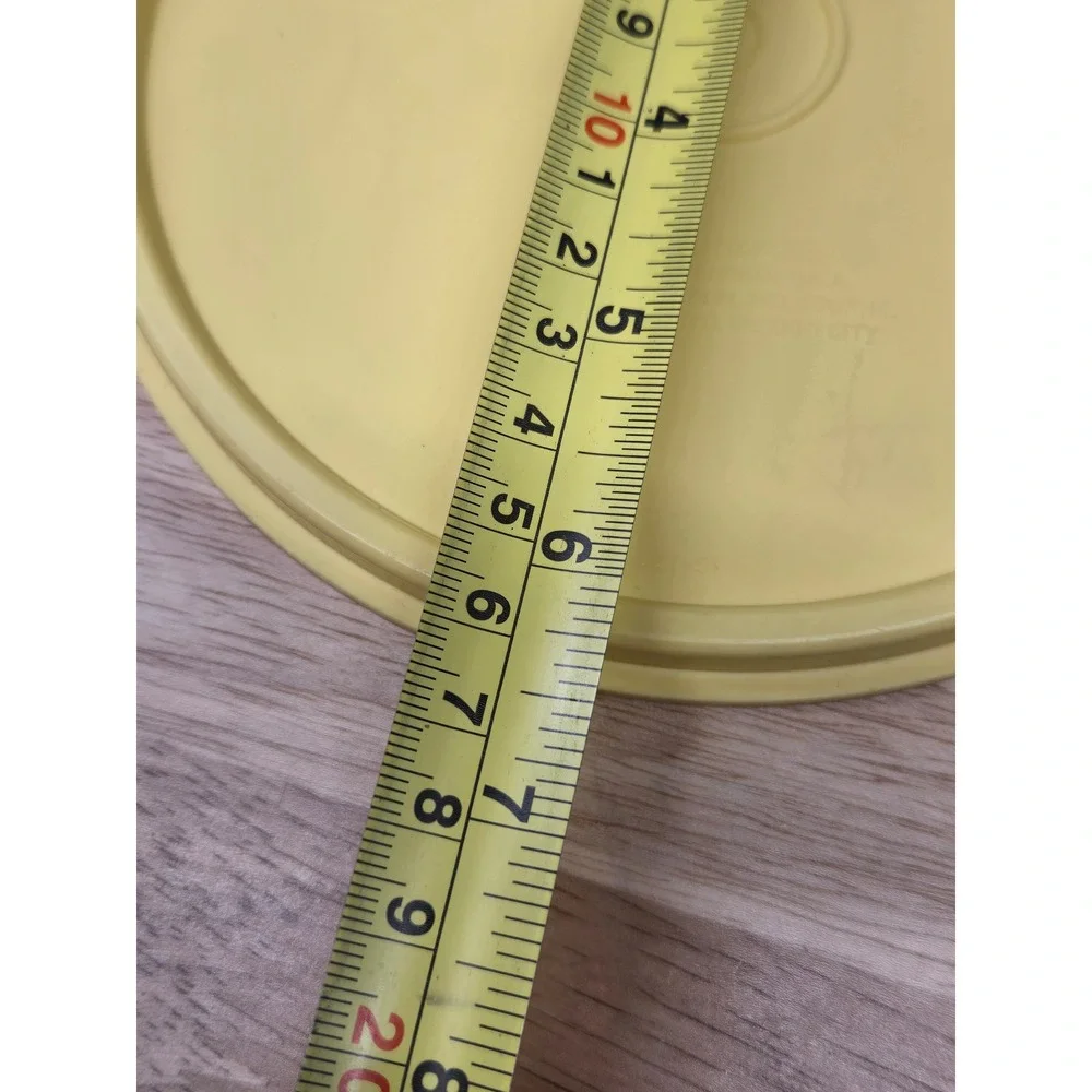 Tupperware Yellow Round Replacement Lid Seal 227-51 Vintage 6.5 Inch
